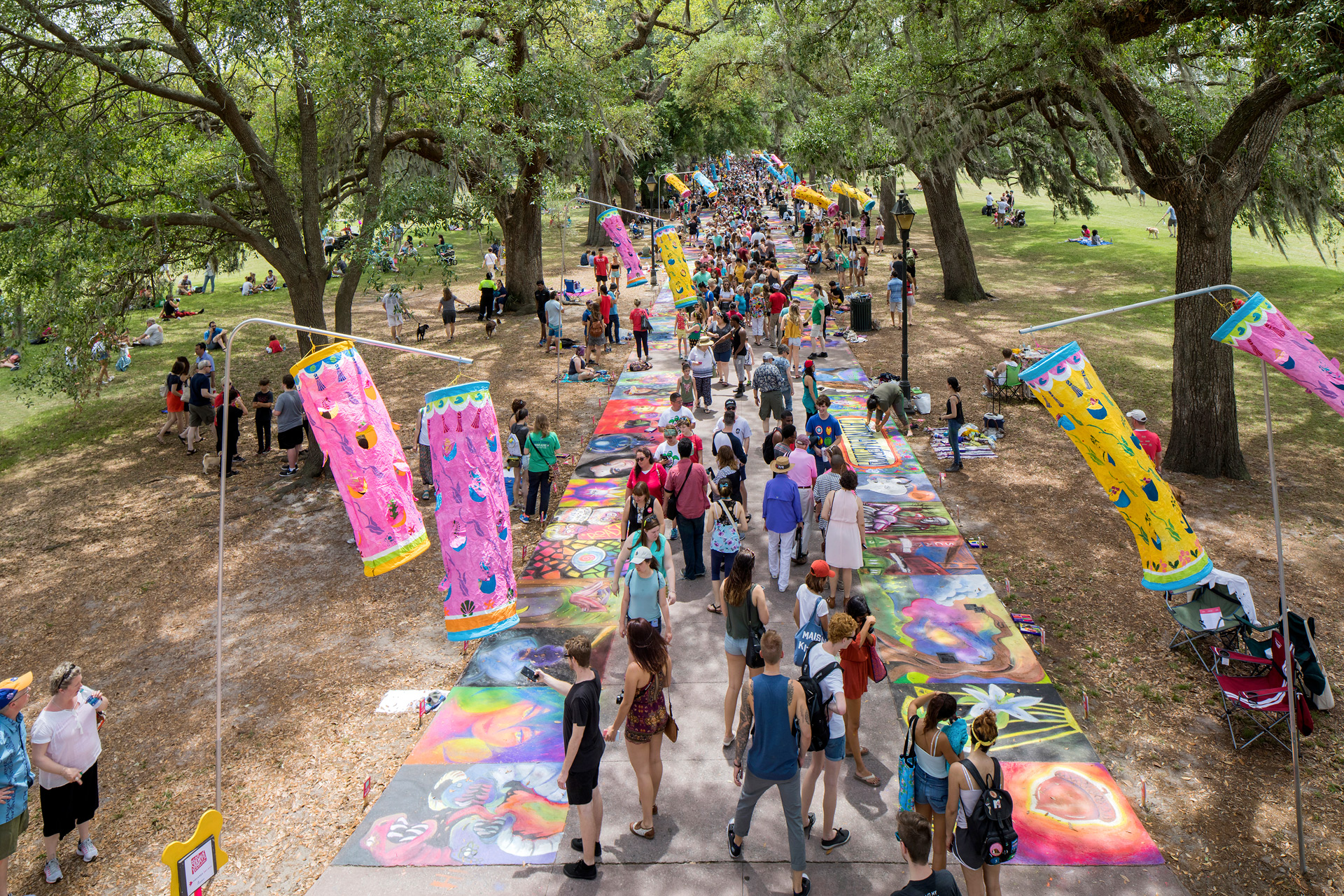Chalkfull of talent Sidewalk Arts 2017 SCAD.edu